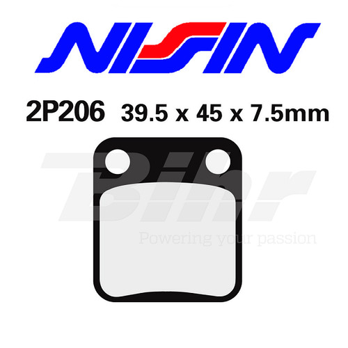 Nissin rear brake pads sachs - rear,