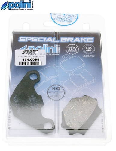 Set rear brake pads - set,