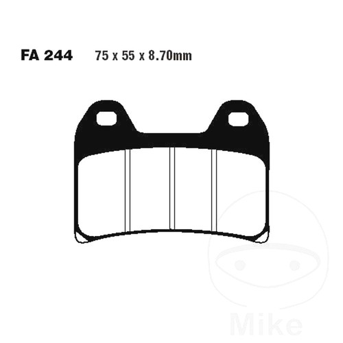 Ebc brake pads - pads, sintered