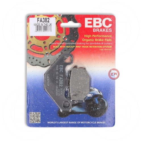Brake pads rear ebc organic - pads,