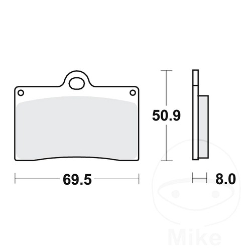 Trw brake pads sintered front - brake,