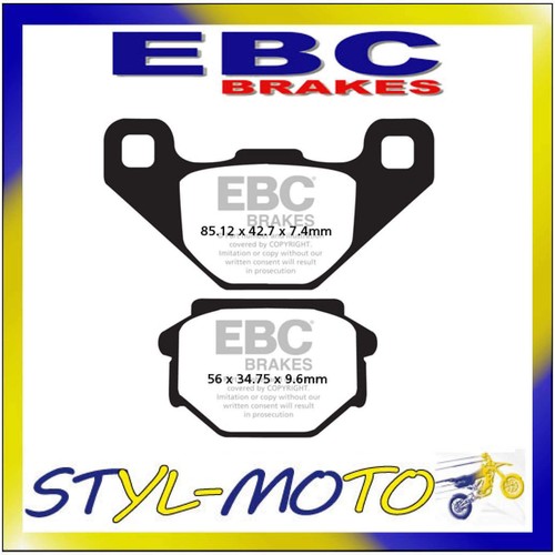Fa382 organic rear brake pads - organic,