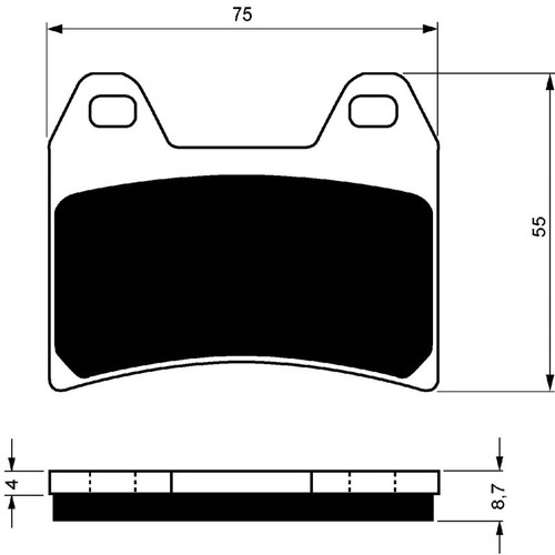 Goldfren brake pad - goldfren, sint.