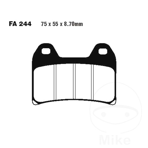 Brake pad front for sachs - brake,