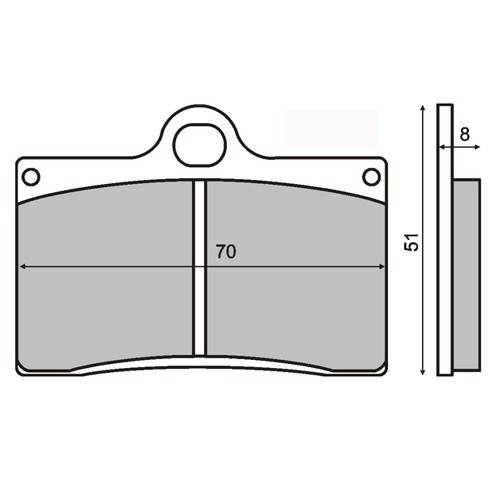 Pair brake pads sachs 125 - pair,