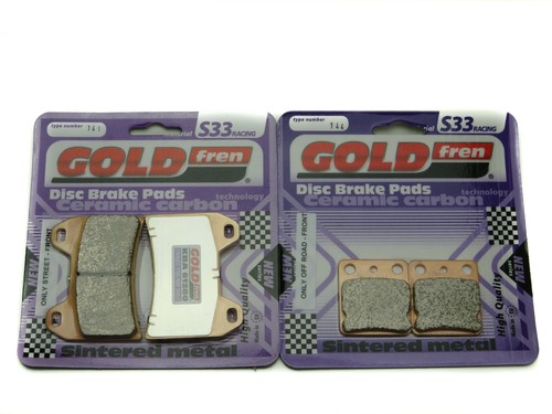 Goldfren s33 brake pads front - goldfren,