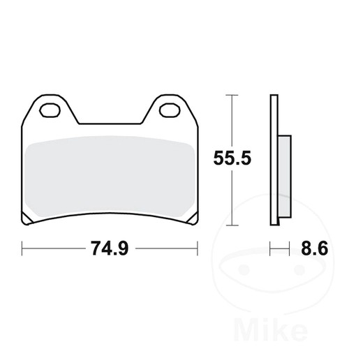 Trw brake pads - trw, carbon