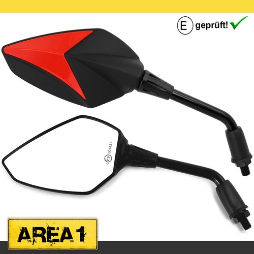 Area1 rearview mirror set red - mirror,